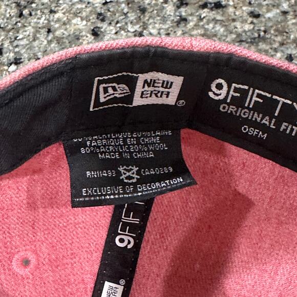 New Era 9Fifty Spider-Man Snapback Hat OSFM Pink Blue Marvel Cap - Picture 8 of 9